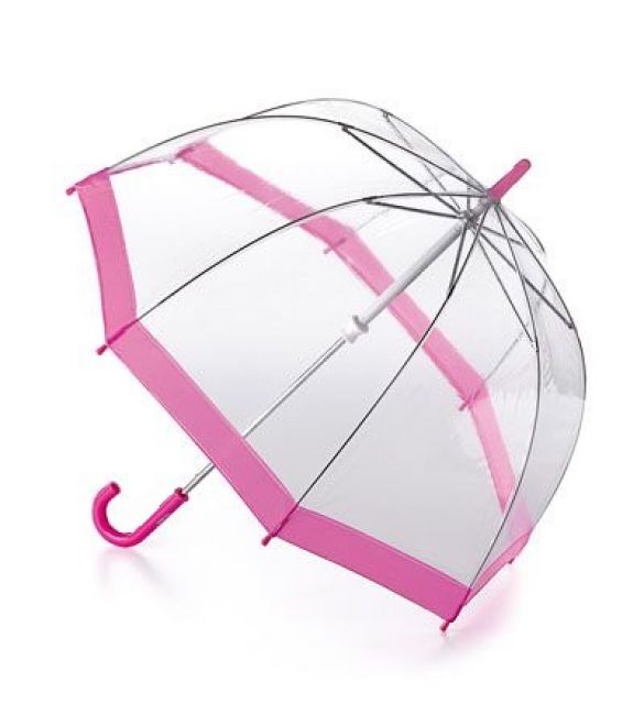 Зонт "Прозрачный купол" розовый